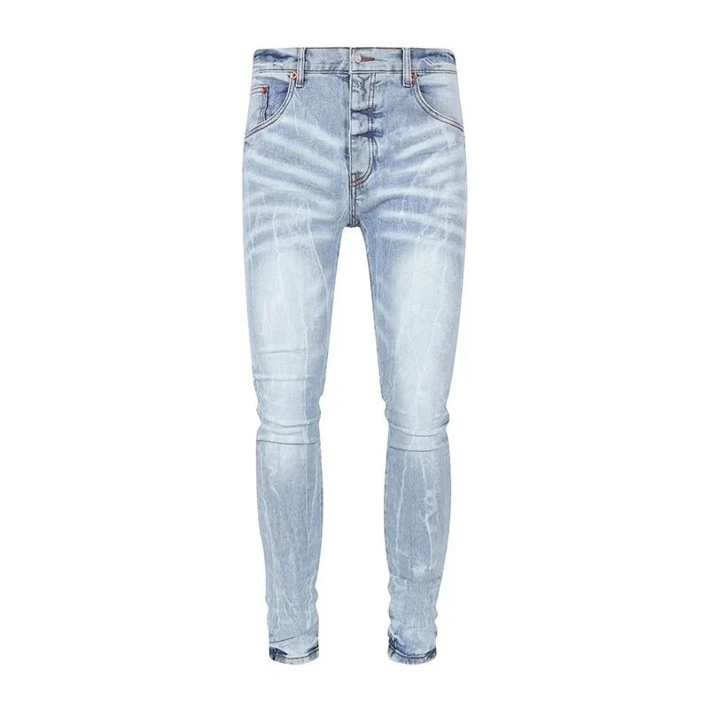 Philipp Plein Metallic Silver Distressed Skinny Jeans - 17