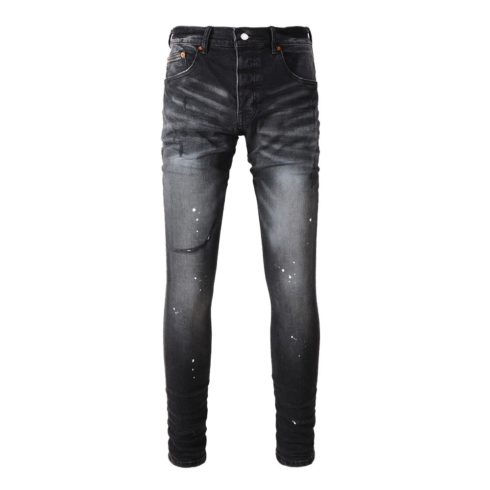 Philipp Plein Metallic Silver Distressed Skinny Jeans - 31