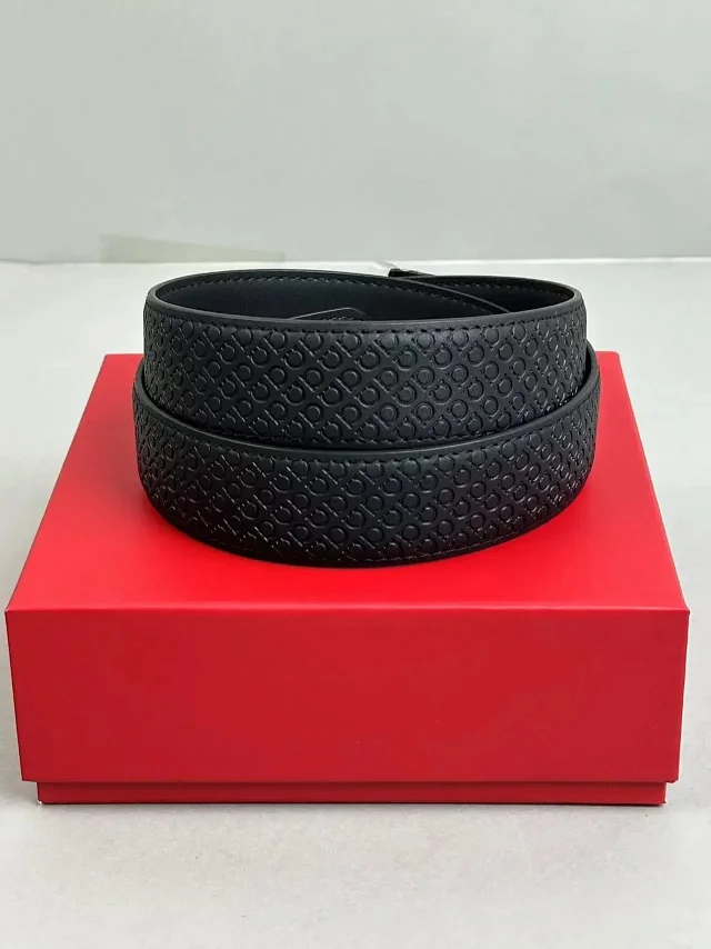 Unbranded Belts Double-ring buckle with embossed pattern product detail image 17