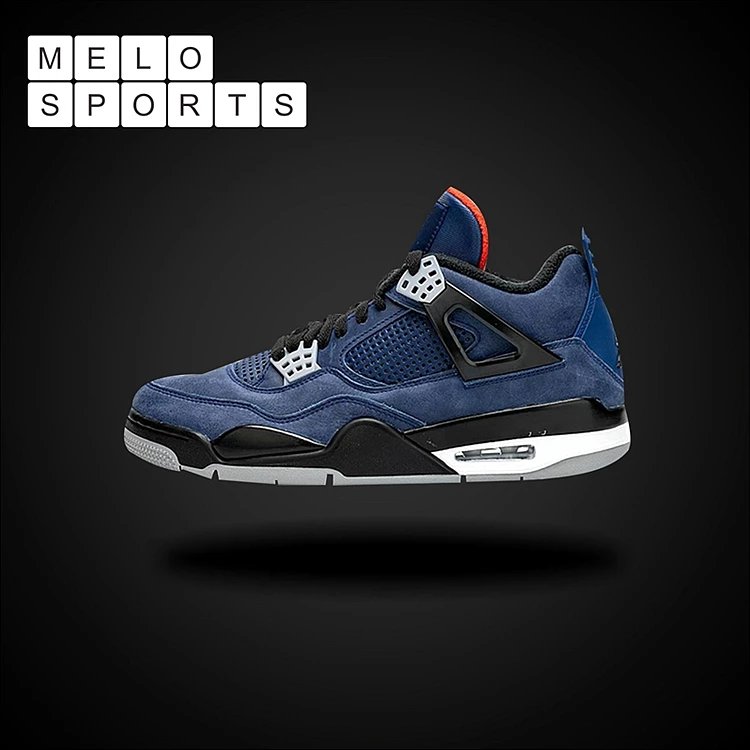 【冠誉出品】Air Jordan 4 WNTR AJ4 小阿姆黑蓝毛巾麂皮篮球鞋 CQ9597-401