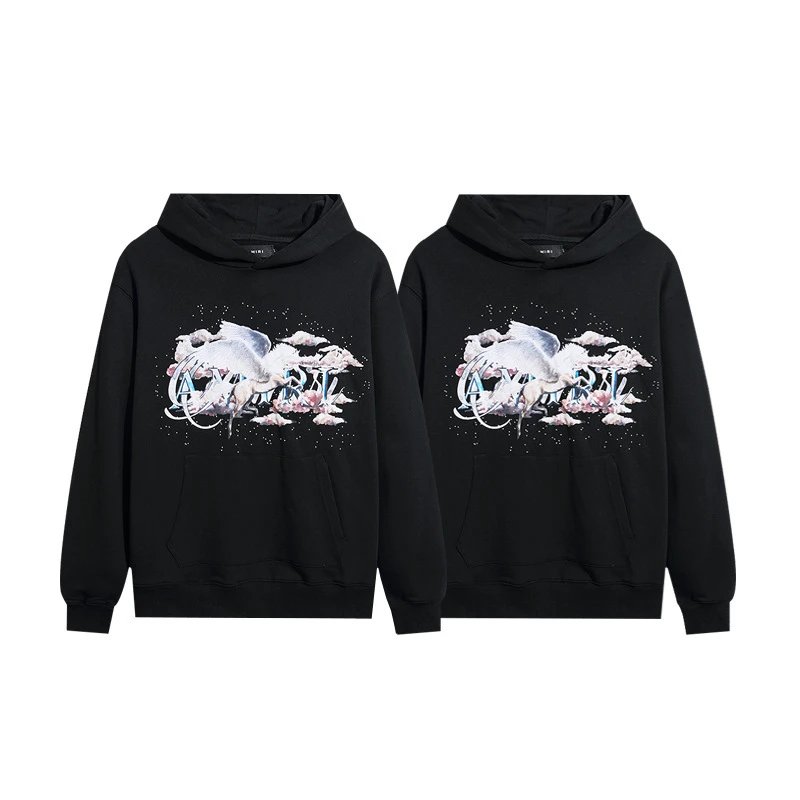 MMY Crystal Logo Black Hoodie - 10