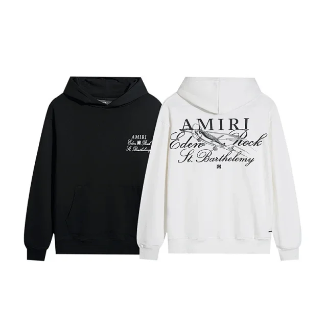 AMIRI Hoodies & Sweatshirts Logo Graphic Pullover Hoodie product detail image 3