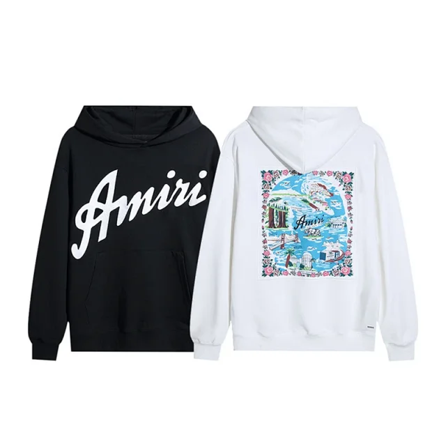 AMIRI Hoodies & Sweatshirts Logo Graphic Pullover Hoodie product detail image 11