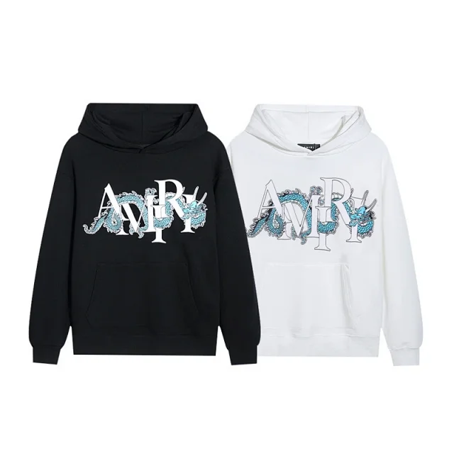 AMIRI Hoodies & Sweatshirts Logo Graphic Pullover Hoodie product detail image 19