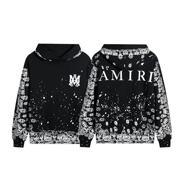 AMIRI Hoodies & Sweatshirts Logo Graphic Pullover Hoodie product detail image 14