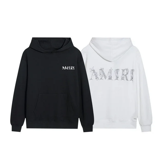 AMIRI Hoodies & Sweatshirts Logo Graphic Pullover Hoodie product detail image 18