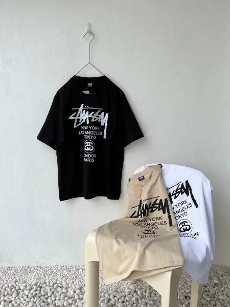 Stussy International Design Beach Roots White T-Shirt - 15