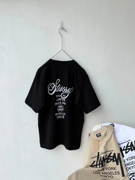 Stussy International Design Beach Roots White T-Shirt - 16