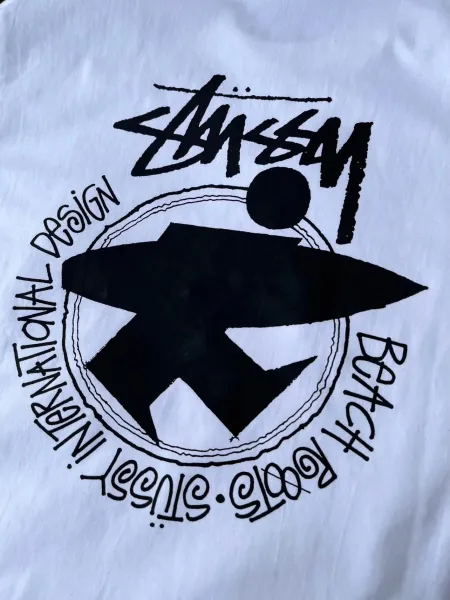 Stussy International Design Beach Roots White T-Shirt - 30