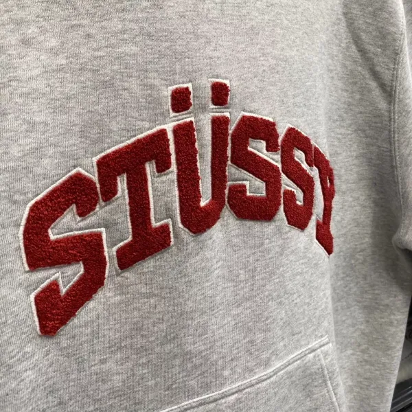 Stussy Arch Logo Hoodie Black - 18