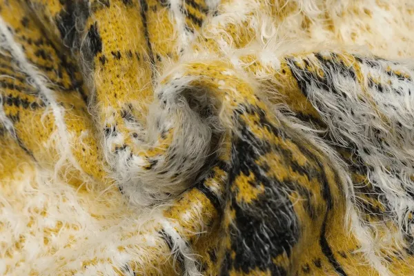 Stussy Plaid Fuzzy Cardigan Yellow Multicolor Outerwear.cardigan - 19