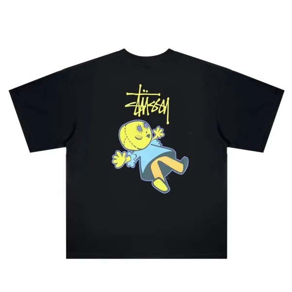 Stussy x Cartoon Character Pocket Tee White T-Shirt - 19