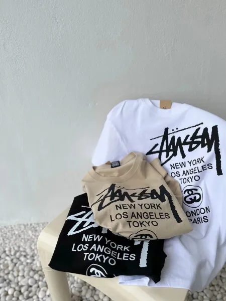 Stussy International Design Beach Roots White T-Shirt - 14
