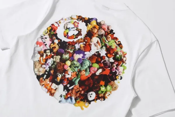 Human Made × Medicom Toy Plush Collage Graphic T-Shirt White - 18