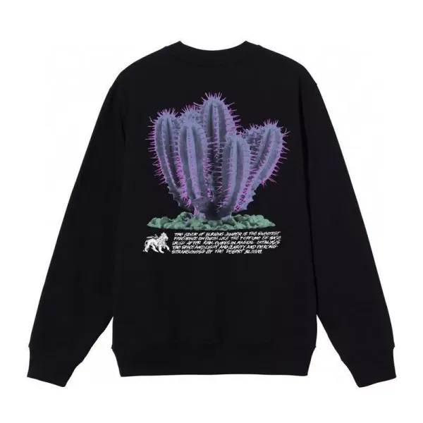 Stussy Stüssy Design Corp. Floral Hoodie Black Hoodie - 17