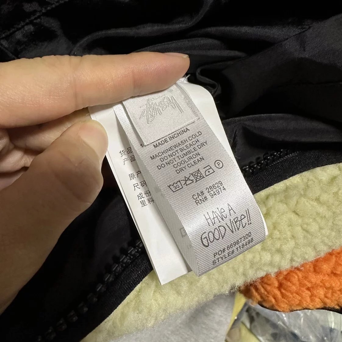 Design 8-Ball Sherpa Jacket Beige and Black Outerwear - 92