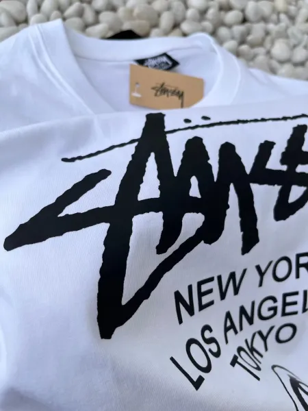Stussy International Design Beach Roots White T-Shirt - 18