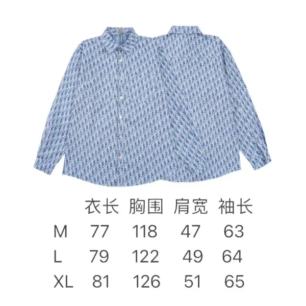 Dior Oblique Print Oversized Shirt Dress White / Gray - 13