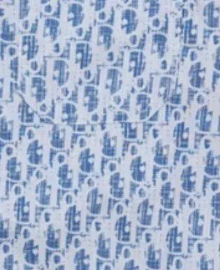 Dior Oblique Print Oversized Shirt Dress White / Gray - 12