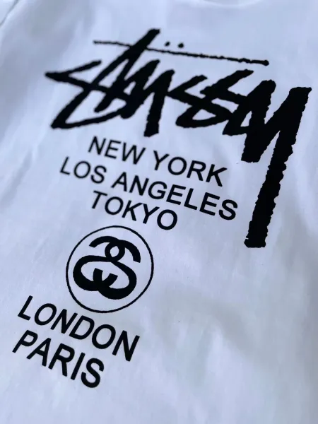 Stussy International Design Beach Roots White T-Shirt - 19