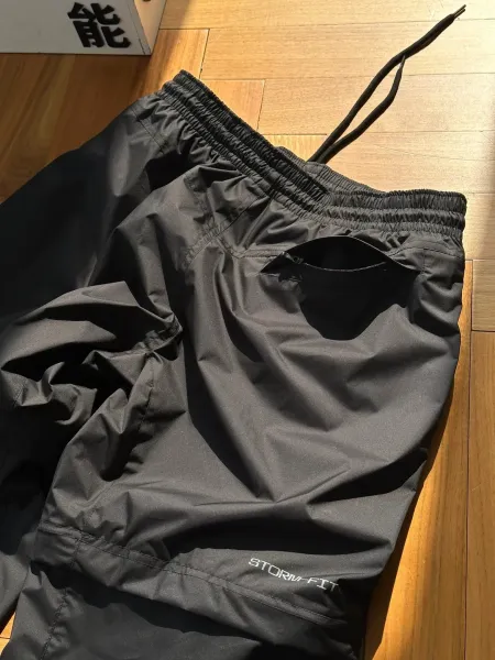 Design Storm-Fit Convertible Rain Pants Black Pants - 42