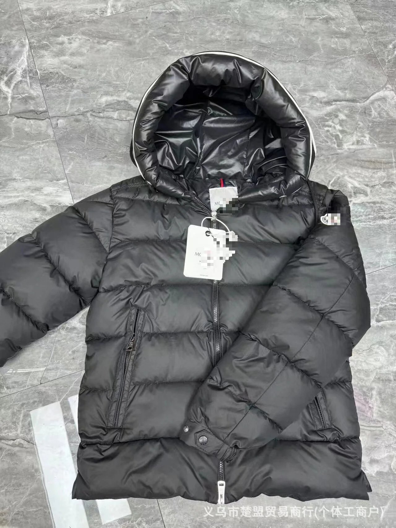 Moncler Genius Down Jacket White Hooded Puffer - 11
