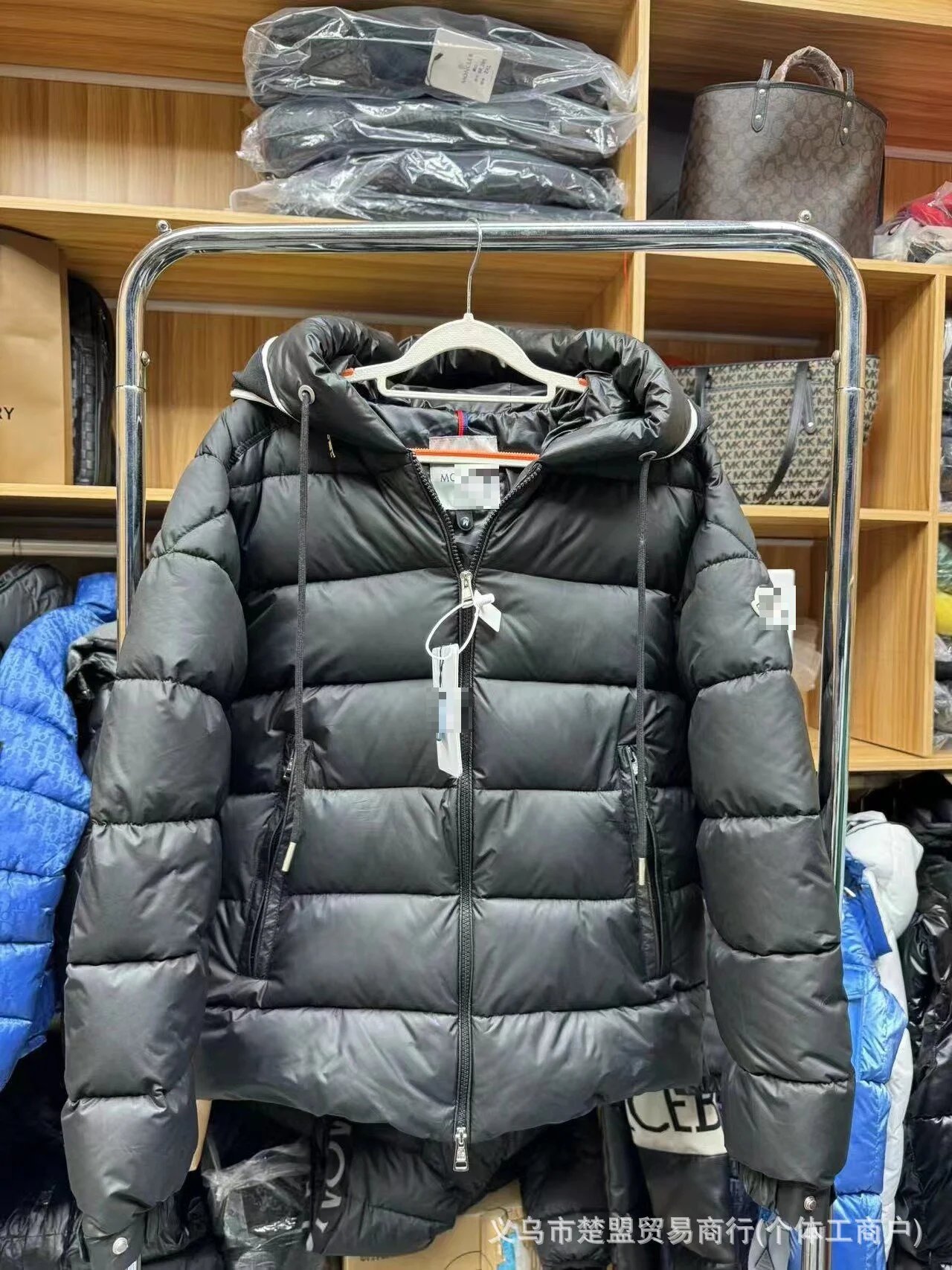 Moncler Genius Down Jacket White Hooded Puffer - 3