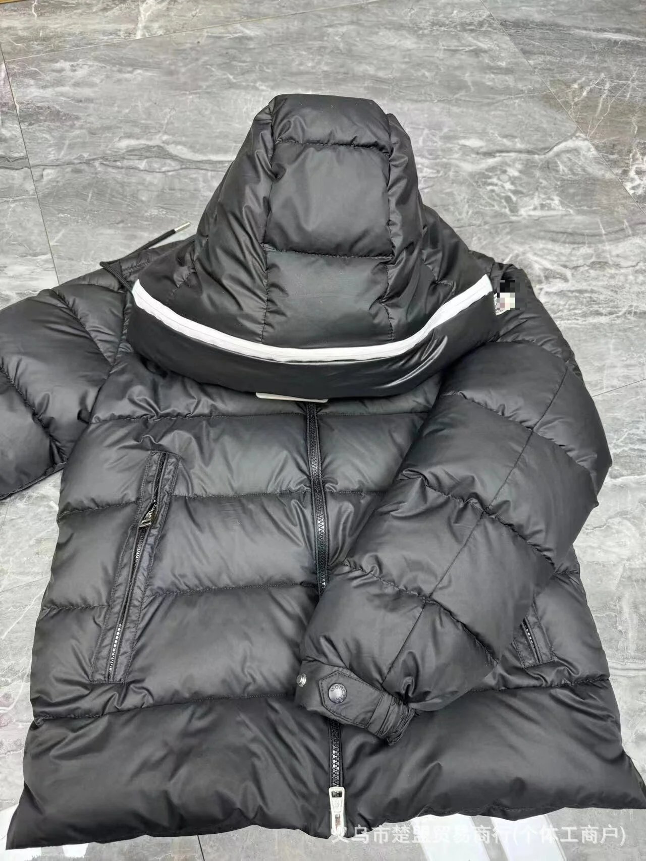 Moncler Genius Down Jacket White Hooded Puffer - 10