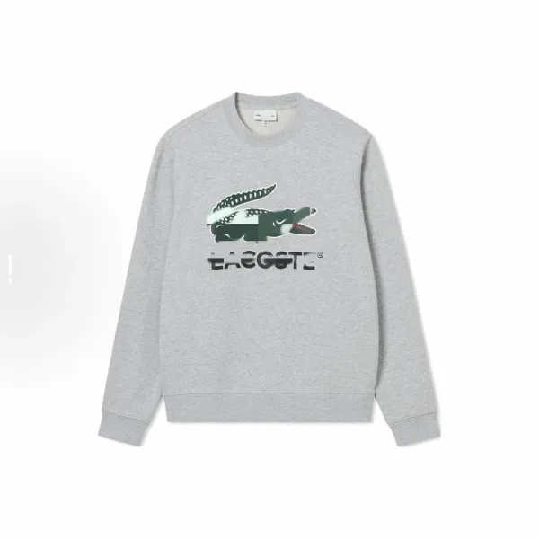 Lacoste Crocodile Logo White Hoodie - 5