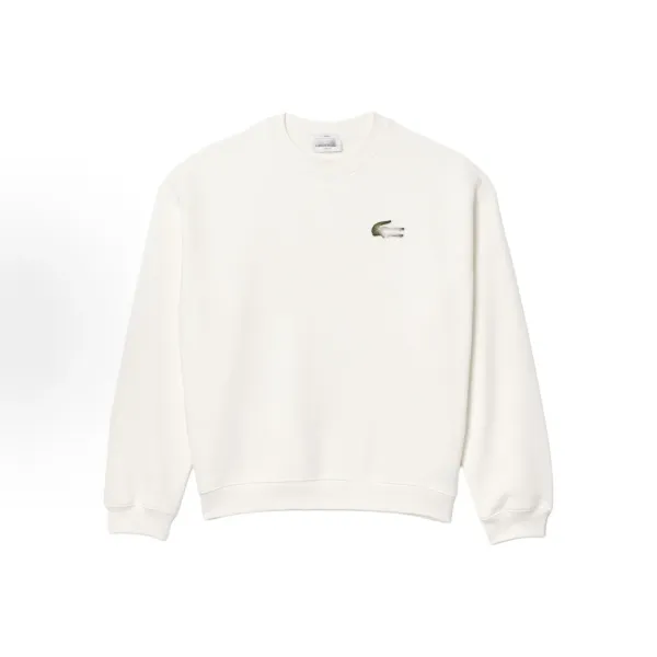 Lacoste Crocodile Logo White Hoodie - 6
