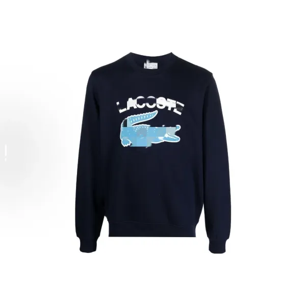 Lacoste Crocodile Logo White Hoodie - 11
