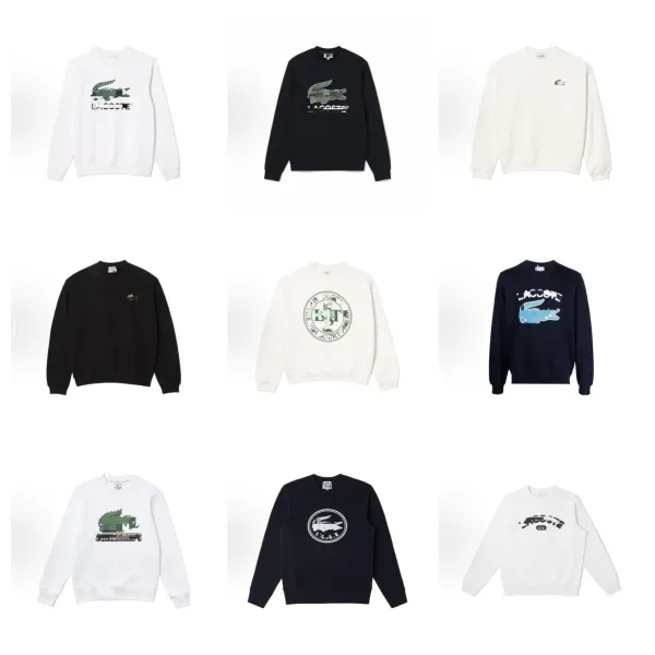 Lacoste Crocodile Logo White Hoodie - 2