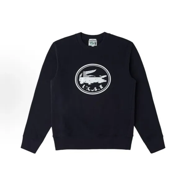 Lacoste Crocodile Logo White Hoodie - 12