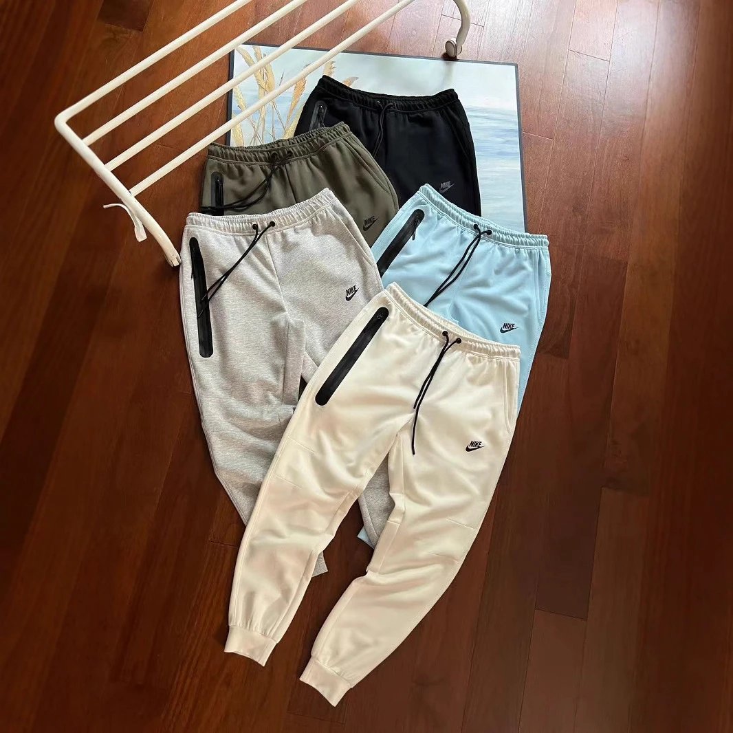 12/29 Zipper Large Pocket Leg Tight Pants for Men and Women Couples Same Style