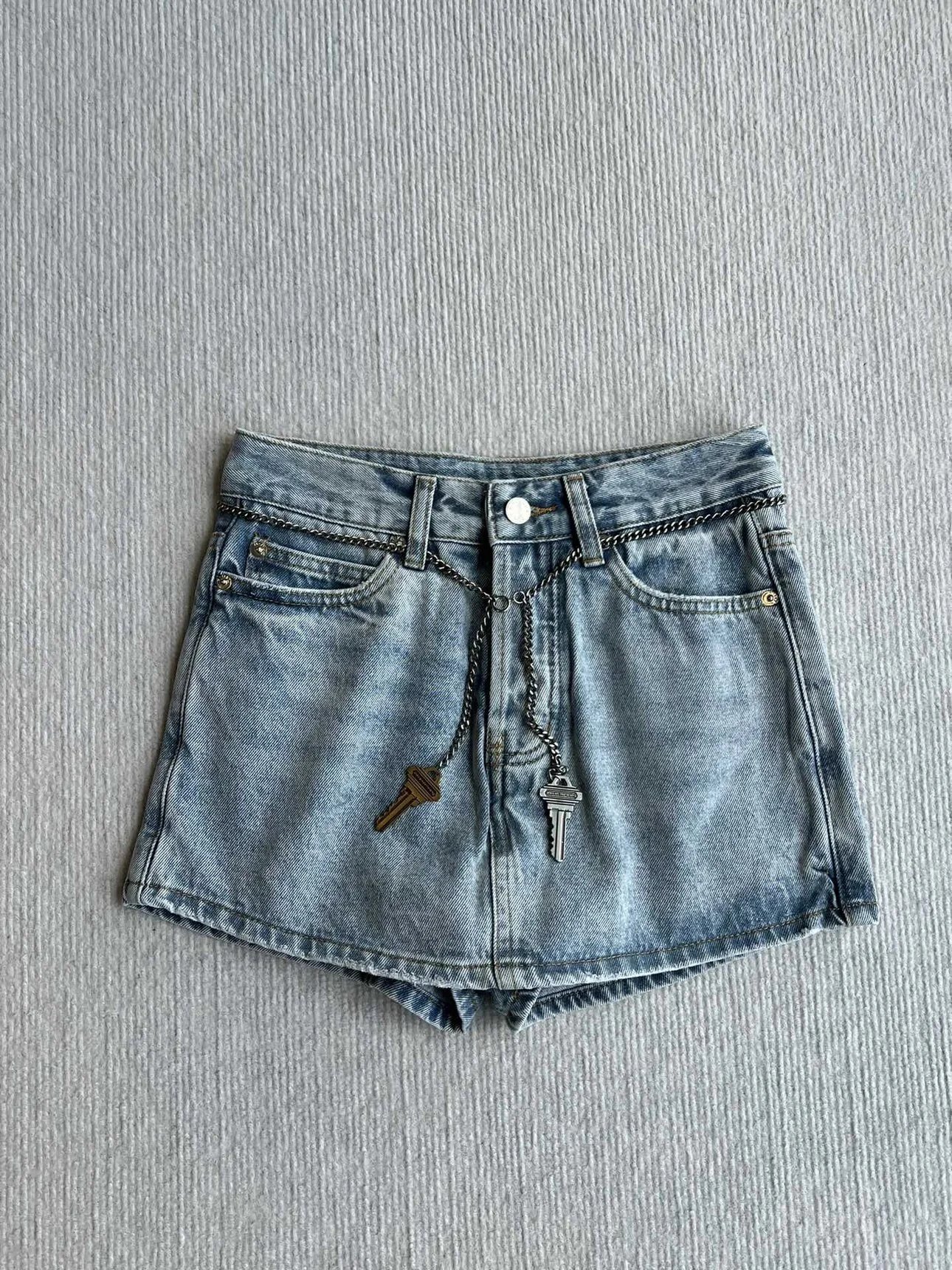 Denim Keychain Shorts [1 style
