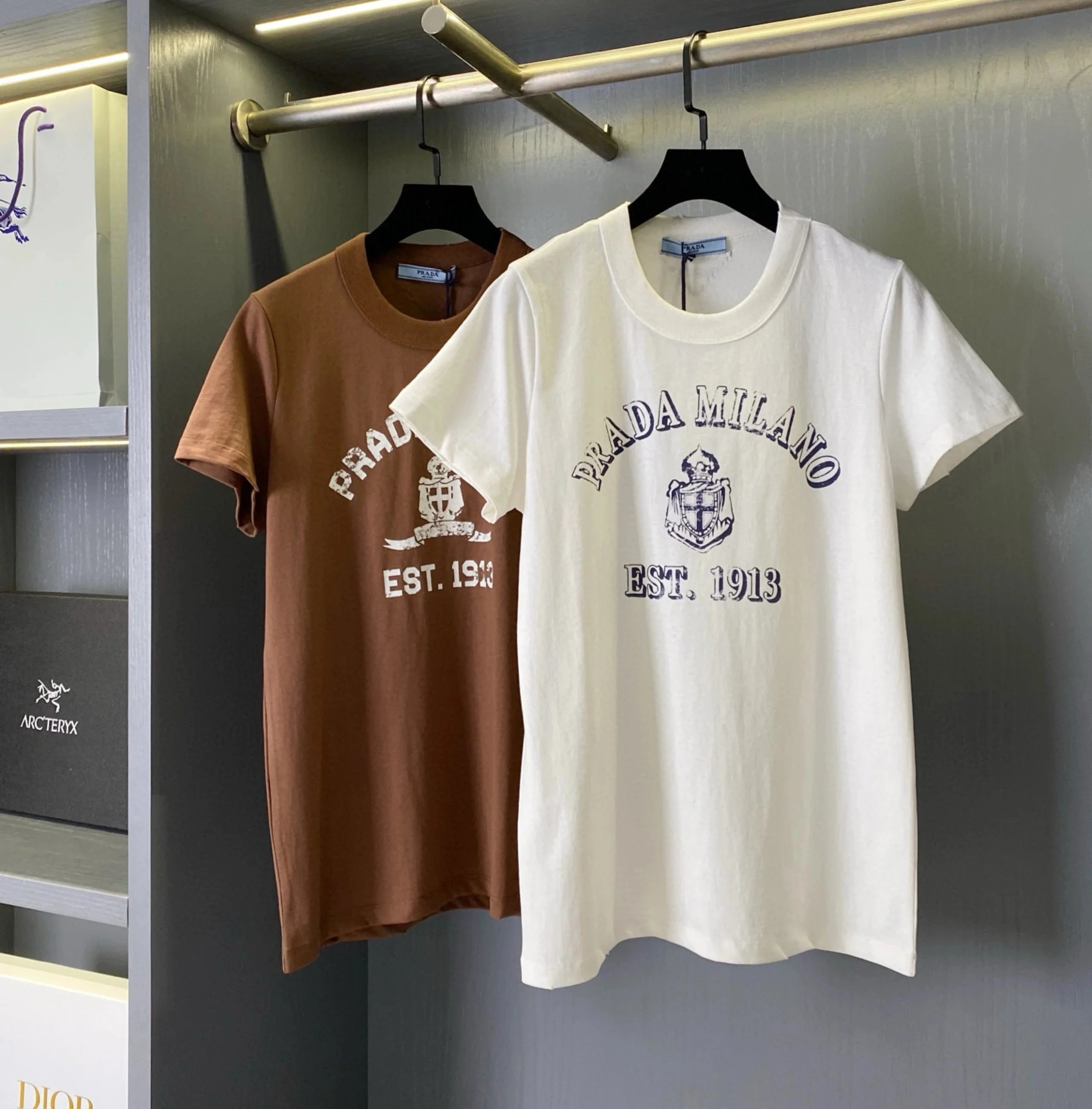 Prada Milano Crest T-Shirt [2 