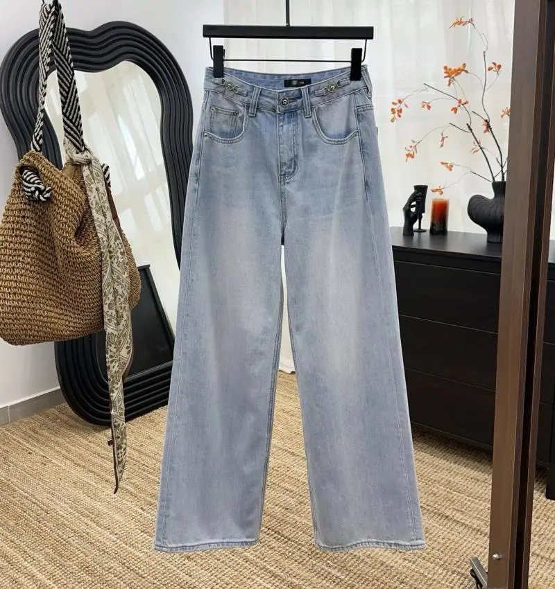 Wide-Leg Denim Pants [1 style]