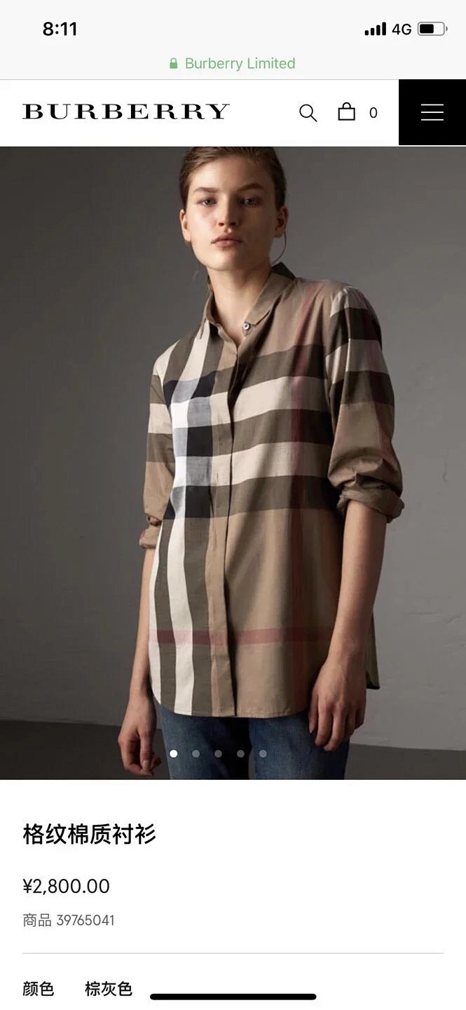 Burberry shirt