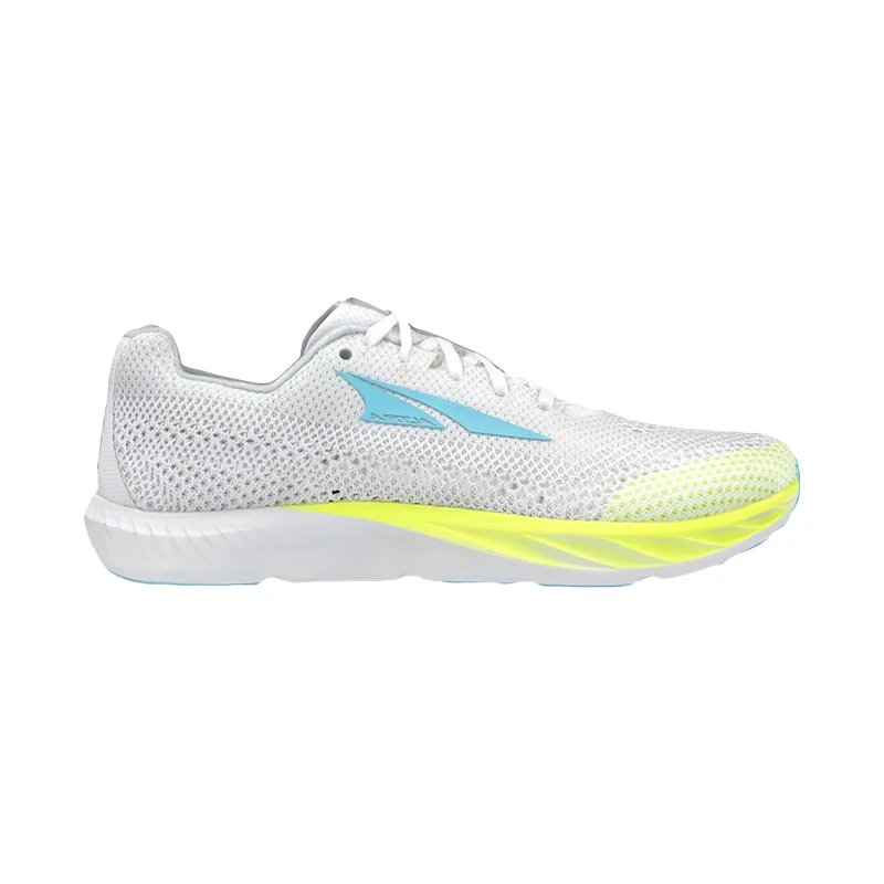 Hoka Altra Escalante 3 White Turquoise Neon Yellow Running Shoes