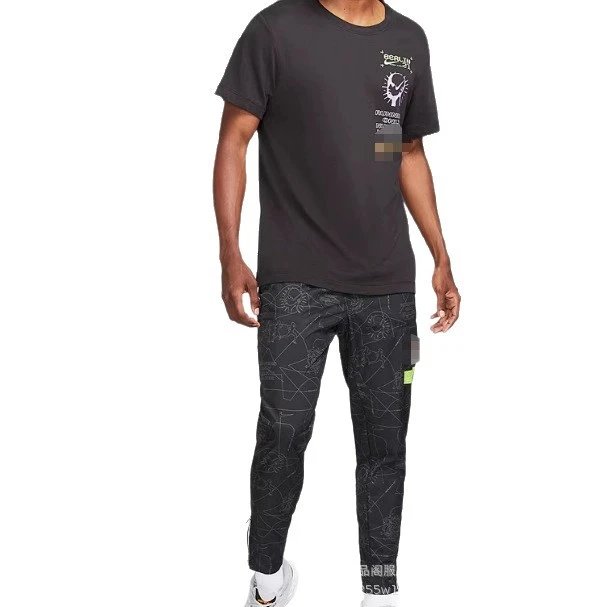 Unbranded Trousers Graphic-print jogger with zip pockets image 5