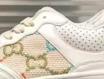 Gucci Sneakers Low-Top Platform GG Monogram — White embroidery