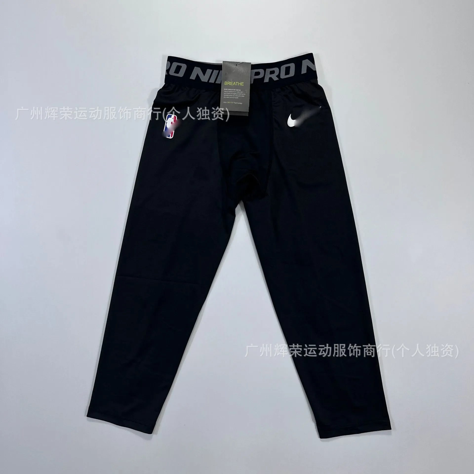 X8 7分紧身裤NBA 黑色