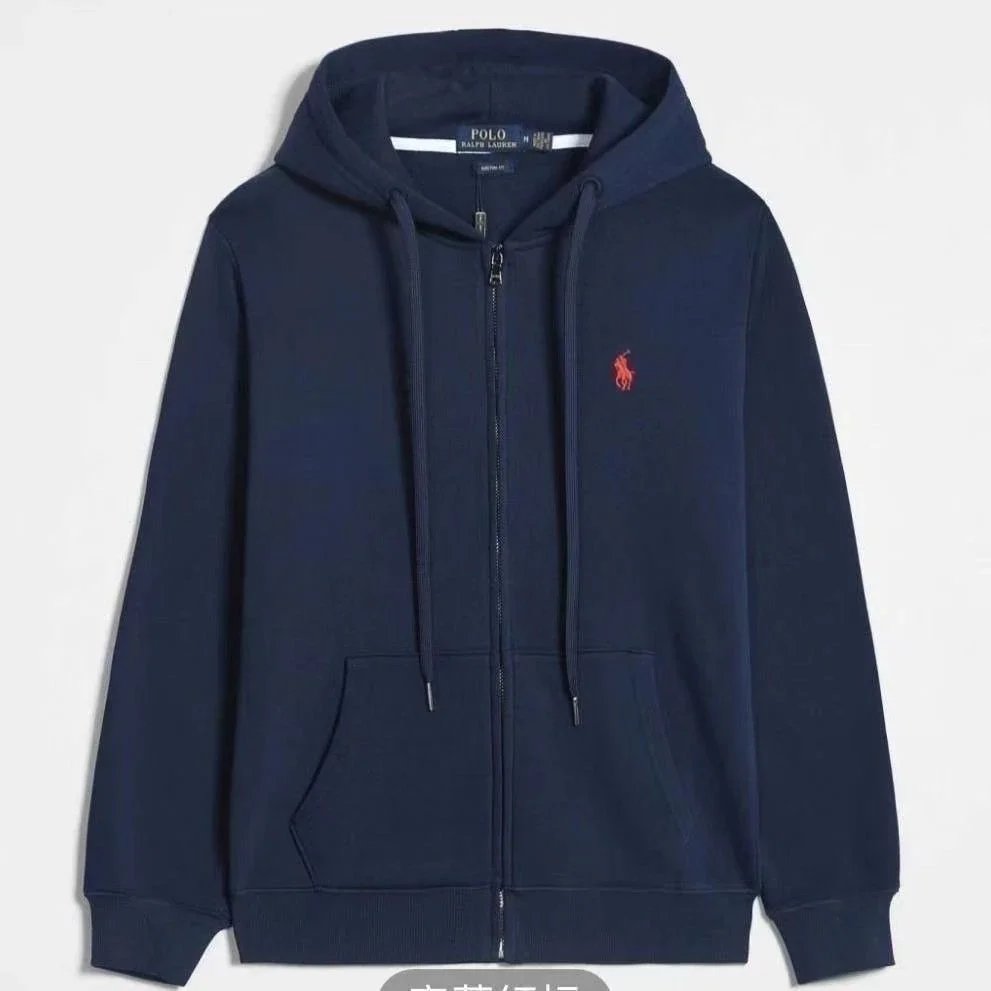 Ralph Full-Zip Navy Red Label