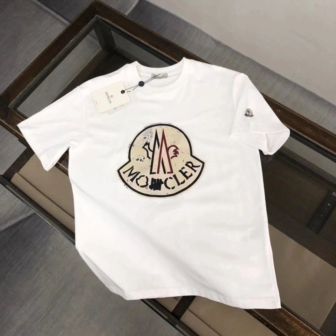 Moncler T-Shirt Large Print White