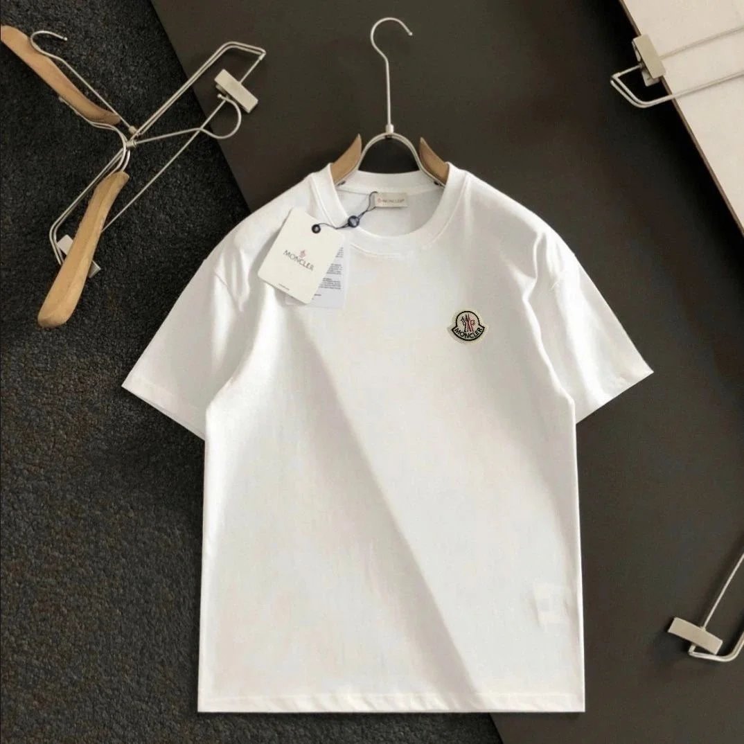 Moncler T-Shirt Classic Single Logo White