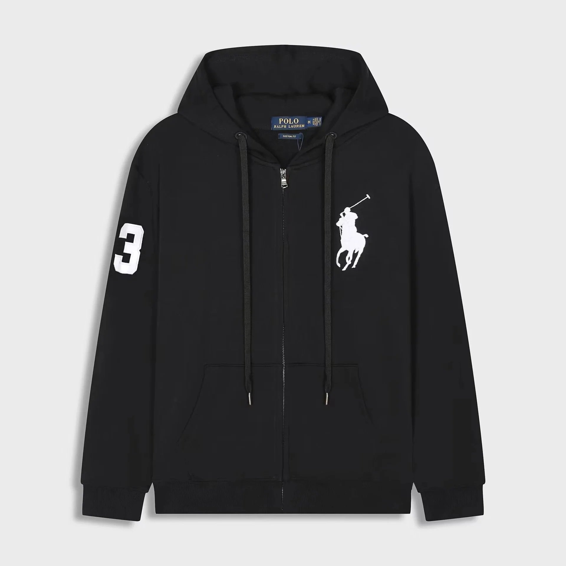 Ralph Full-Zip Black