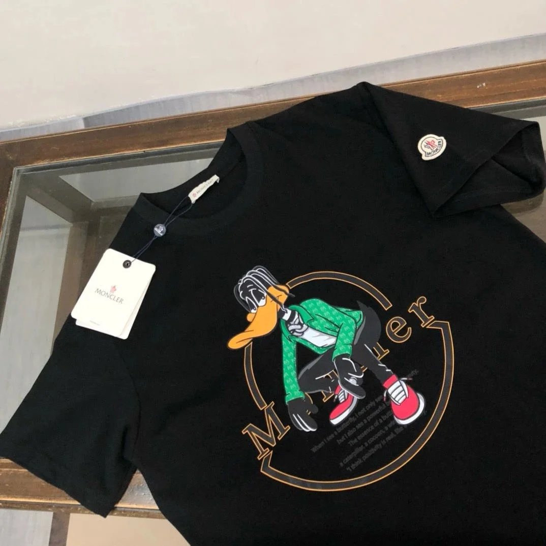 Moncler T-Shirt Donald Duck Black