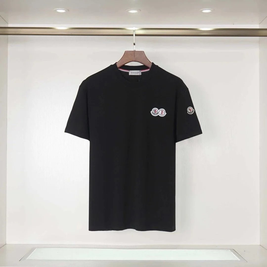 Moncler T-Shirt Classic Double Logo Black