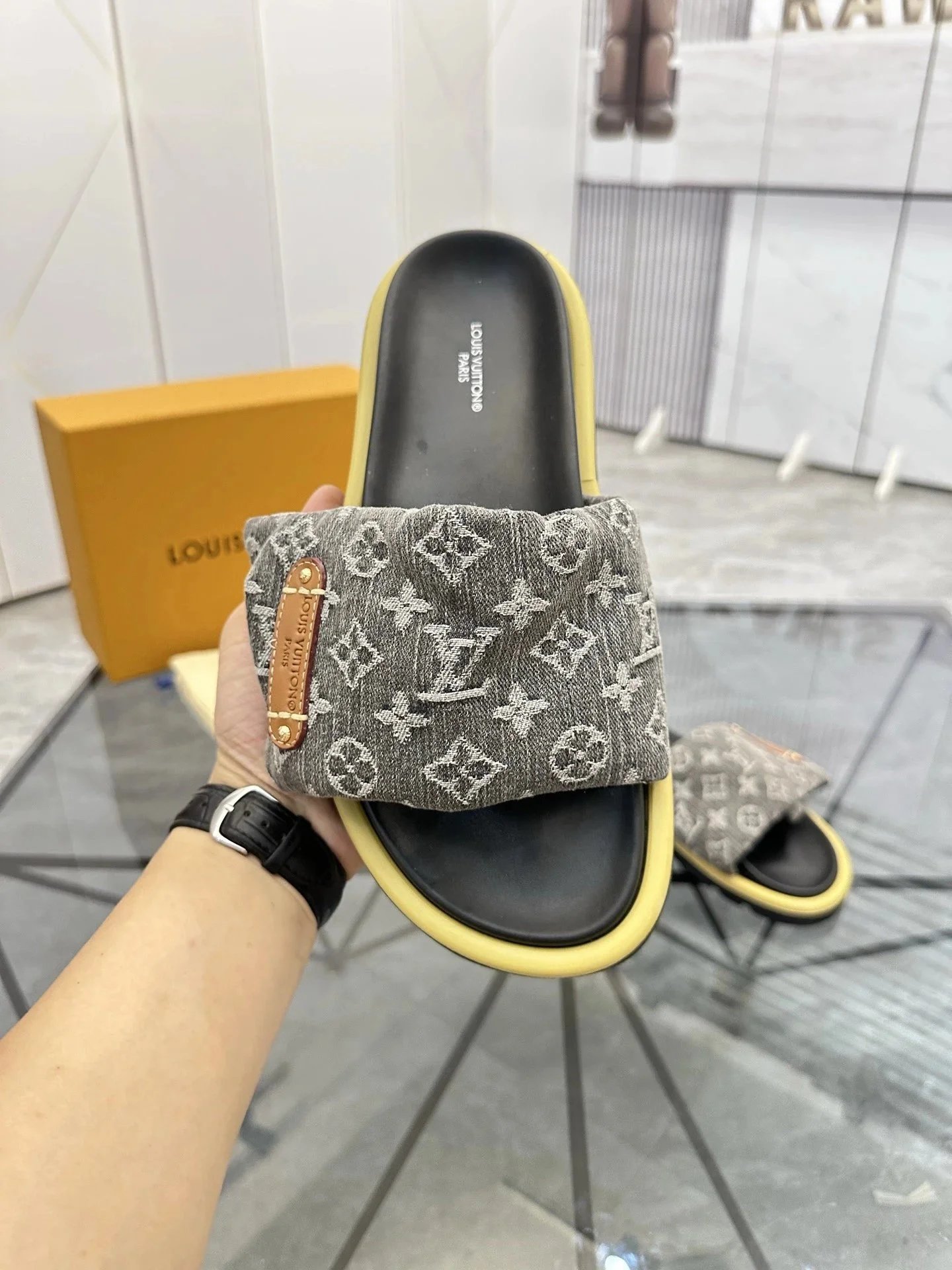Embossed Logo Slide Sandals photo 6
