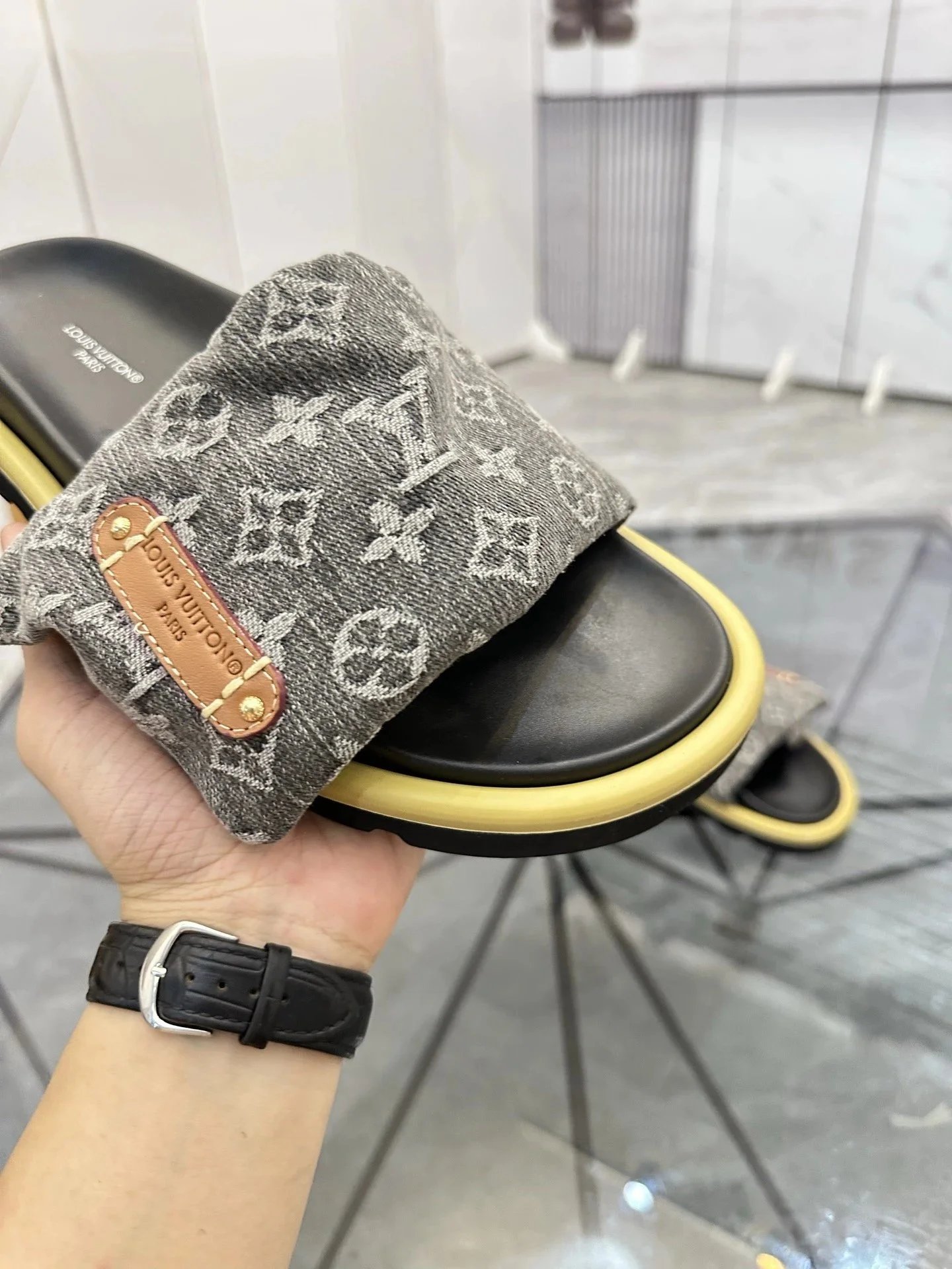 Embossed Logo Slide Sandals photo 4